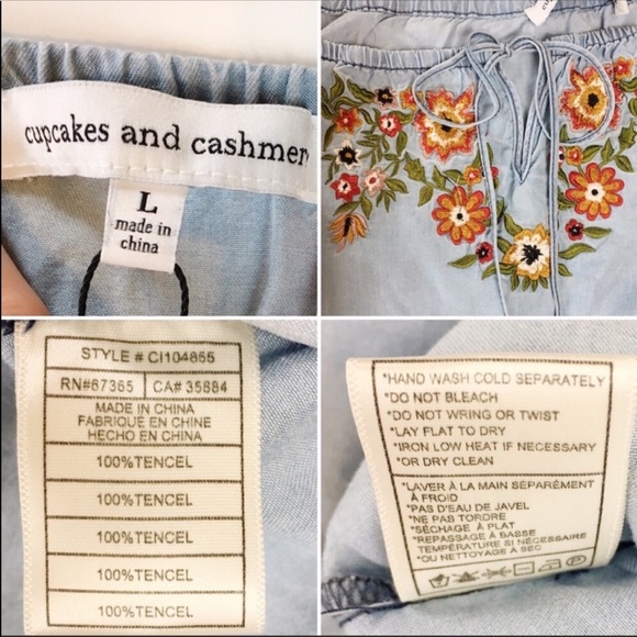 Cupcake and Cashmere Adrien off-the Shoulder Top - Picture 8 of 8